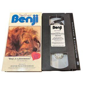 VINTAGE BENJI VHS 1974 THE ORIGINAL HIT MOVIE JOE CAMP'S MULBERRY SQUARD PROD